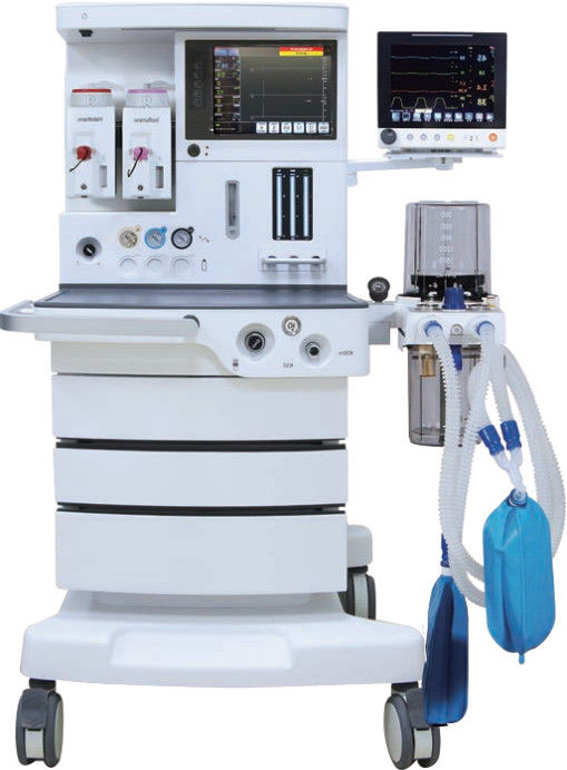 Máquina de ventilação respiratória com ecrã táctil LCD TFT para medição precisa de ETCO2